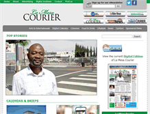 Tablet Screenshot of lamesacourier.com